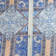 Viskose Stoff Patchwork Paisley Webware – Blau mit Aprikot