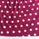 Viskosejersey Punkte 1,5 cm, wei� bordeaux