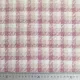 Jacquard Boucl� Karomuster Rosa-Beige