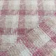 Jacquard Boucl� Karomuster Rosa-Beige