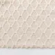 Strickstoff Gitternetzmuster Meterware, wollwei�