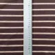Strickstoff Doppelstrick Streifen – beige dunkelbraun