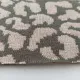 Doubleface Strickstoff Leopardenmuster Jacquard beige armygr�n