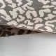 Doubleface Strickstoff Leopardenmuster Jacquard beige armygr�n