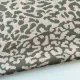 Doubleface Strickstoff Leopardenmuster Jacquard beige armygr�n