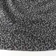 Strickstoff Leomuster Jacquard Glitzer in Regenbogenfarben, grau schwarz