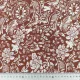 Viskose Borkenkrepp Stoff Blumen, Braun Wei�