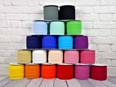 Schr�gband gefalzt uni, wei�