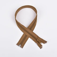 Rei�verschluss teilbar 55 cm, camel