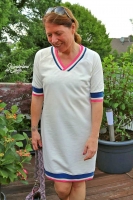 Sweat Stoff flauschige R�ckseite uni, cremewei�