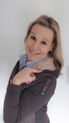 RESTST�CK 82 cm angerauter Sweat Stoff uni, dunkelbraun