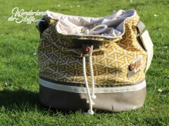 RESTST�CK 50 cm Dekostoff Leinen Optik uni, natur
