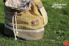 RESTST�CK 50 cm Dekostoff Leinen Optik uni, natur