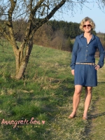 Papierschnittmuster Jeanskleid Damen Lillesol Woman No.26