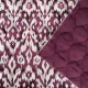 Samt Steppstoff Burgundy | Dreilagig, weich wattiert