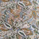 Viskosejersey mit Paisleymuster gr�n ocker blau