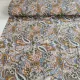 Viskosejersey mit Paisleymuster gr�n ocker blau