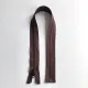 Teilbarer Rei�verschluss Metall Messing 50 cm – Dunkelbraun #702