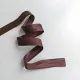 Schr�gband Satin gl�nzend vorgefalzt 20 mm, dunkelbraun