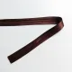 Schr�gband Satin gl�nzend vorgefalzt 20 mm, dunkelbraun