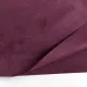 Wildlederimitat Fake Suede Burgundy Meterware Doubleface samtig weich und elastisch