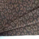 Teddystoff Teddyfleece Teddyfell Leomuster, camel dunkelbraun