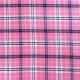 Flanell Baumwollflanell Schottenkaro, dunkelblau pink