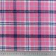 Flanell Baumwollflanell Schottenkaro, dunkelblau pink