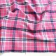 Flanell Baumwollflanell Schottenkaro, dunkelblau pink