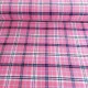 Flanell Baumwollflanell Schottenkaro, dunkelblau pink