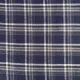 Flanell Baumwollflanell Schottenkaro, dunkelblau taupe white