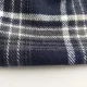 Flanell Baumwollflanell Schottenkaro, dunkelblau taupe white