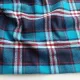 Flanell Baumwollflanell Schottenkaro, rot dunkelbau t�rkis