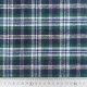 Flanell Baumwollflanell Schottenkaro , dunkelgr�n wei� dunkelblau