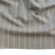 Nadelstreifen Stoff Webware mit Stretch, wei� khaki