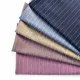 Nadelstreifen Stoff Webware mit Stretch, wei� khaki