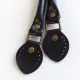 Taschenhenkel Kunstleder 2 St�ck L�nge 63,5 cm oval zum Ann�hen, schwarz
