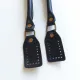 Taschenhenkel 2 St�ck Kunstleder 63,5 cm eckig zum Ann�hen, schwarz