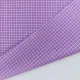 Baumwollstoff Karomuster by Albini Made in Italy - lavendel wei� - Designer Stoff