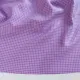Baumwollstoff Karomuster by Albini Made in Italy - lavendel wei� - Designer Stoff