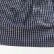 Baumwollstoff Karomuster by Albini Made in Italy - dunkelblau wei� - Designer Stoff