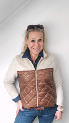 Teddystoff Teddyfleece Meterware – Sherpa, weich & elastisch, beige
