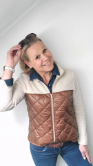 Teddystoff Teddyfleece Meterware – Sherpa, weich & elastisch, beige