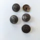 Blazerkn�pfe Metall Wappen mit Krone Altmessing mit �se 20 mm, 5 St�ck