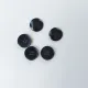 Kn�pfe 4-Loch schwarz gl�nzend mit leicht erh�htem Rand 20 mm, 5 St�ck