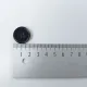 Kn�pfe 4-Loch schwarz gl�nzend mit leicht erh�htem Rand 20 mm, 5 St�ck