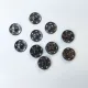 Druckkn�pfe zum Ann�hen Metall gunmetal 19 mm, 5 Paar