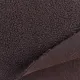 Teddyfleece Teddystoff Schaffell Optik weich dick uni - dunkelbraun
