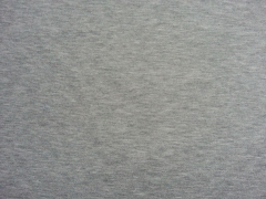 Jerseystoff uni, hellgrau meliert