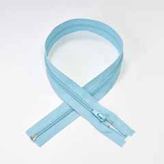 Rei�verschluss teilbar 60 cm, eisblau